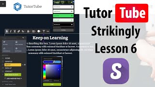 Strikingly - Lesson 6 - Understanding the Strikingly Editor screenshot 5