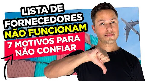 7 Motivos para não confiar em listas prontas de fornecedores