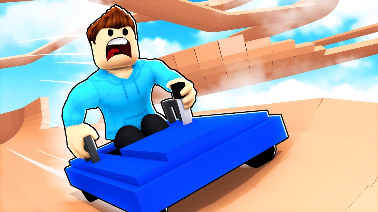 DESCENDRE Le Plus LONG TOBOGGAN ALPIN de Roblox