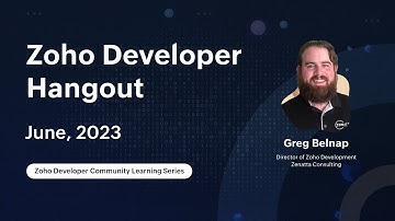 Zoho Developer Hangout (ZDH) - Episode 6 | Custom XML Related list in Zoho CRM
