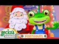 O resgate de natal do gecko  2 horas do gecko  garagem do gecko  desenhos animados em portugus