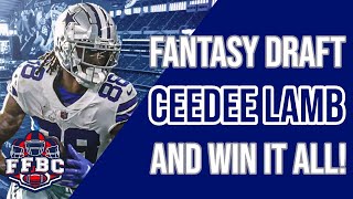 Drafting a CHAMPIONSHIP Fantasy Football Team Around CeeDee Lamb | FFBC