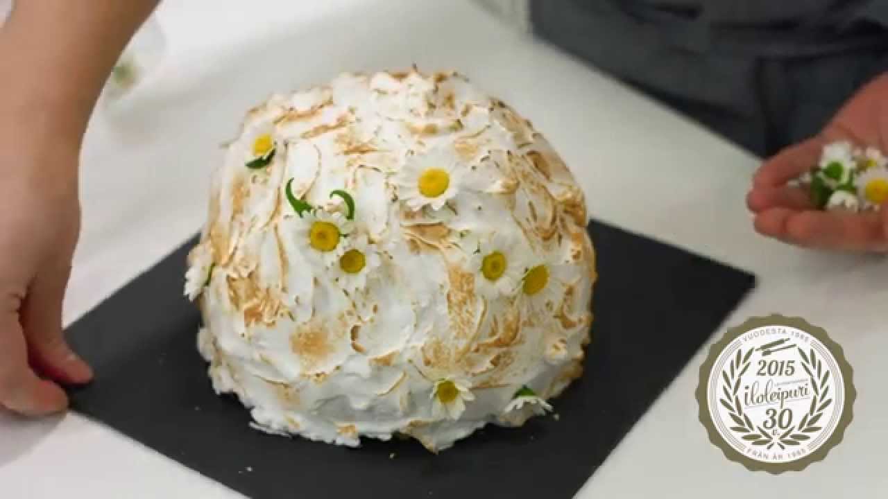 Baked Alaska -uunijäätelö