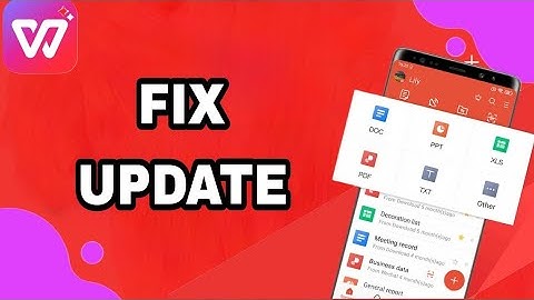 How To Fix And Solve Wps Office Update | Final Solution