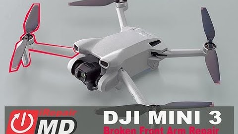 DJI Mini 3 Broken front arm repair
