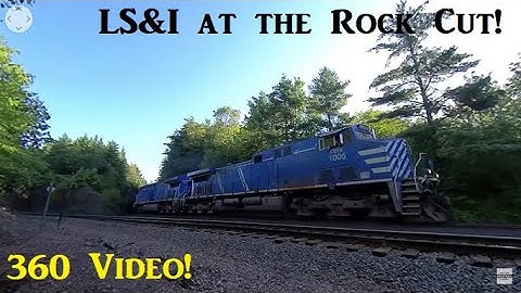 Lake Superior and Ishpeming Railroad in Virtual Reality! (360 Video)