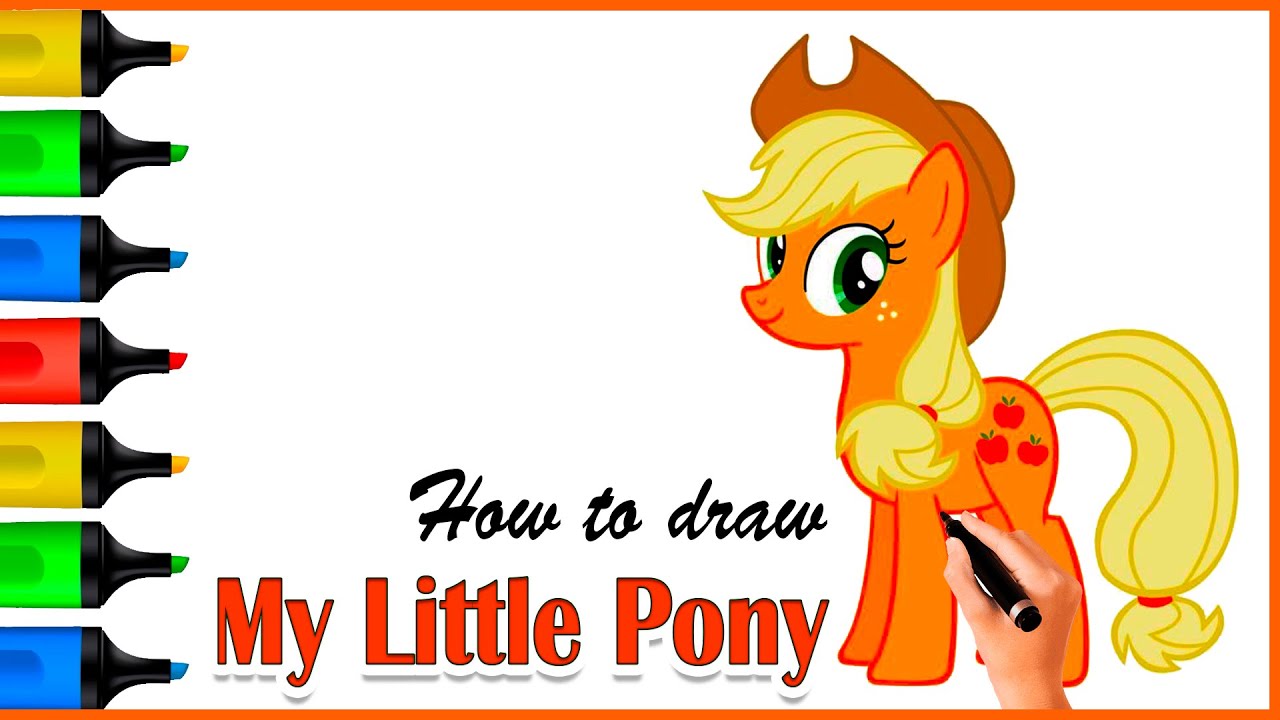 How To Draw Applejack My Little Pony Easy. Step by step #howtodraw # ...