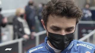 Lando Norris Post Race Interview F1 2021 Emilia Romagna Grand Prix
