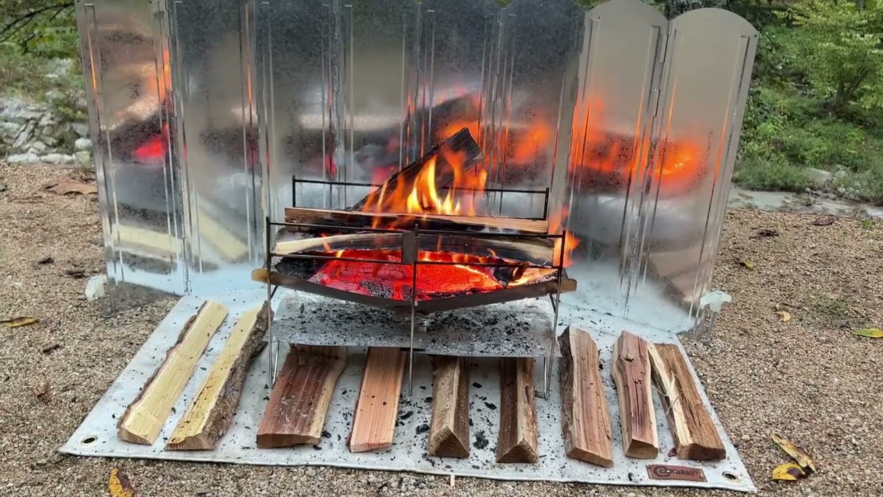 【広告なし】心地よい焚き火の音 60分 | Cozy Campfire Sounds 60 Min | Real Campfire ASMR