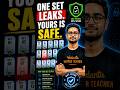🔒 If One NEET 2027 Question Set Leaks... Yours Is Still Safe? 😳 | Vedantu Telugu NEET #shorts