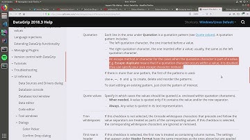How to escape characters when importing data from text file on Datagrip