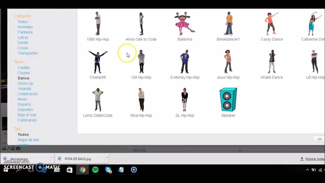 Bailando en scratch - YouTube
