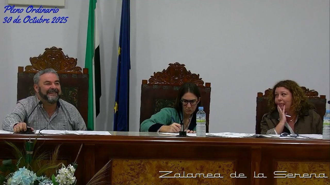 AYTO. DE ZALAMEA DE LA SERENA- PLENO ORDINARIO  MES DE OCTUBRE 2025