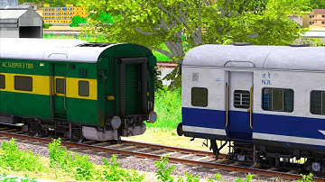 GARIB RATH Coupling JAN SHATABDI Coach | BUMPY RAILROAD | Train Simulator | Railworks | NTG GAMING
