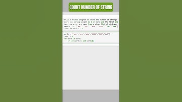count number of string | Python List | python shorrts | python for beginner #shorts #youtubeshorts