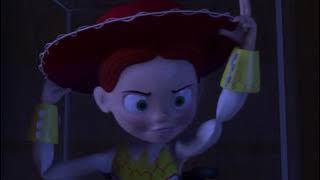 Toy story 2 woody fights jessie