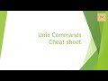 Unix commands cheatsheet | Learn unix commands in easy way | Unix support commands | Basics of cmds