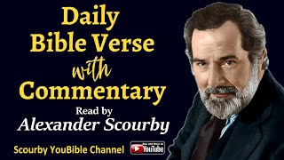 Daily Bible verse Read by Alexander Scourby
