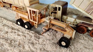 CATERPILLAR ROAD GRADER DIY wooden toys
