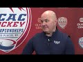 Yale's Mark Bolding | Cutdown Interview (ECAC Hockey Women's Championship weekend)