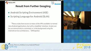 Honey, There is a Python in my Android Phone!