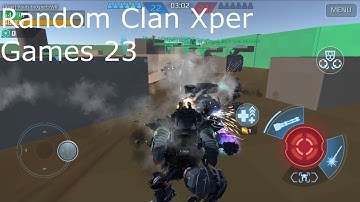 Random Clan Xper games 23. War Robots Test Server.