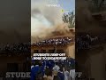 Students jump from roof to save their lives in school fire in DRC