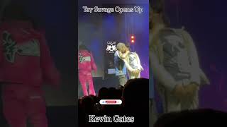 Tay Savage Opens Up For Kevin Gates! #taysavage #lildurk #kingvon #shorts