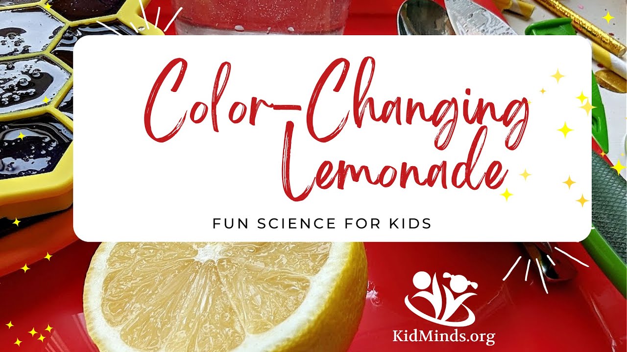 How to Make ColorChanging Lemonade Chemistry Kids Can Taste YouTube
