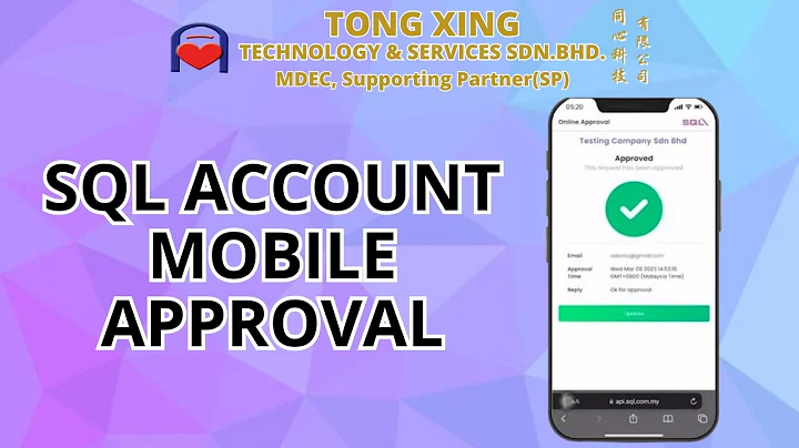SQL ACCOUNT MOBILE APPROVAL 