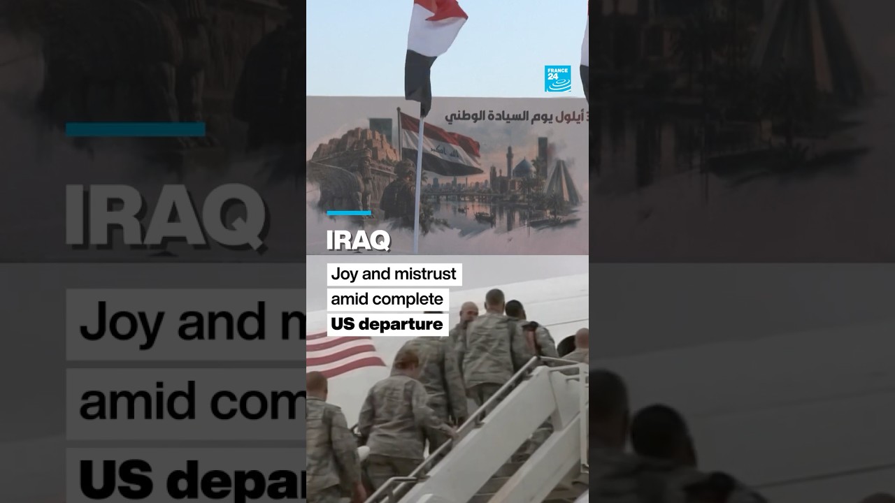 Mixed reactions in Iraq on final day of US-led coalition withdrawal • FRANCE 24 English