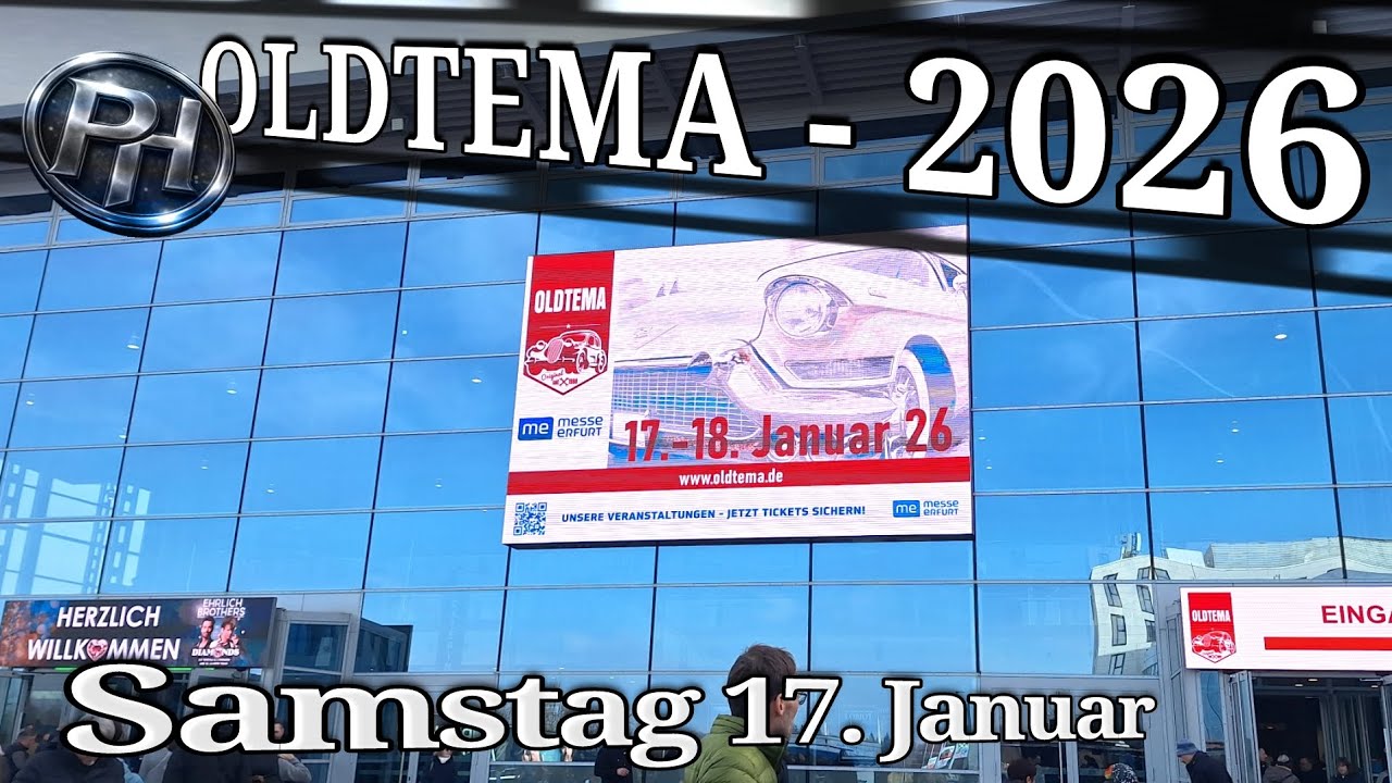OLDTEMA 2026 | 17.Januar in Erfurt | Rundgang ☆ Eindrücke ☆ Oldtimer ☆ 