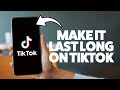 How To Make Sounds Longer On Tiktok 2025 IPhone Android 