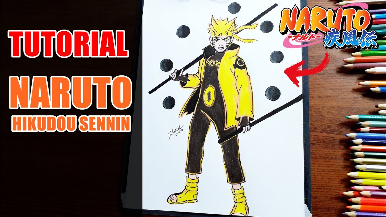 Como desenhar Naruto modo sábio 6 maneiras.