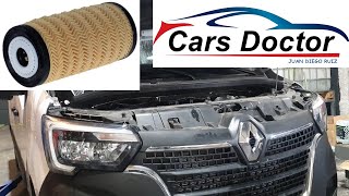 Revision Cambio de Aceite y Filtro Renault Master año 2022 motor M9TG7 2300 Diesel 100Kw 136cv