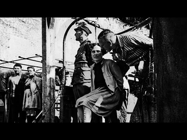 Neck Broken when pushed out of truck Execution of Elisabeth Becker Nazi Stutthof camp guard
