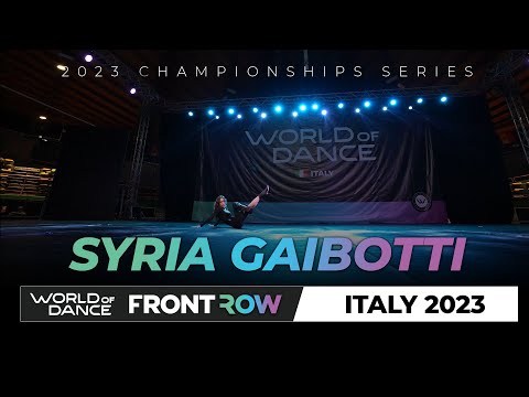 Syria Gaibotti | FrontRow | Upper Division | World of Dance Italy 2023 | #woditaly23