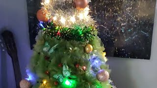 recycled christmas tree  شجرة الكريسماس من الكرتون diy