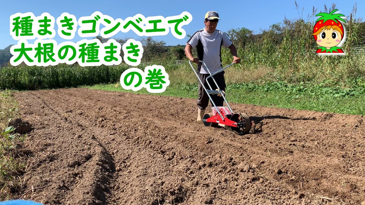 種まきごんべえ 播種機ごんべえ・肥料散布機・除草剤散布機・中耕除草機の製造と販売