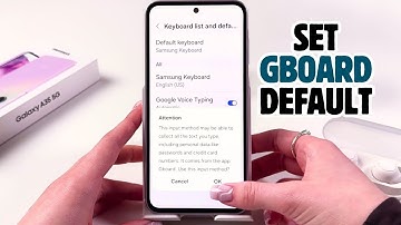 Set Up Gboard as Your Default Keyboard on Samsung Galaxy A35 5G - Quick Guide