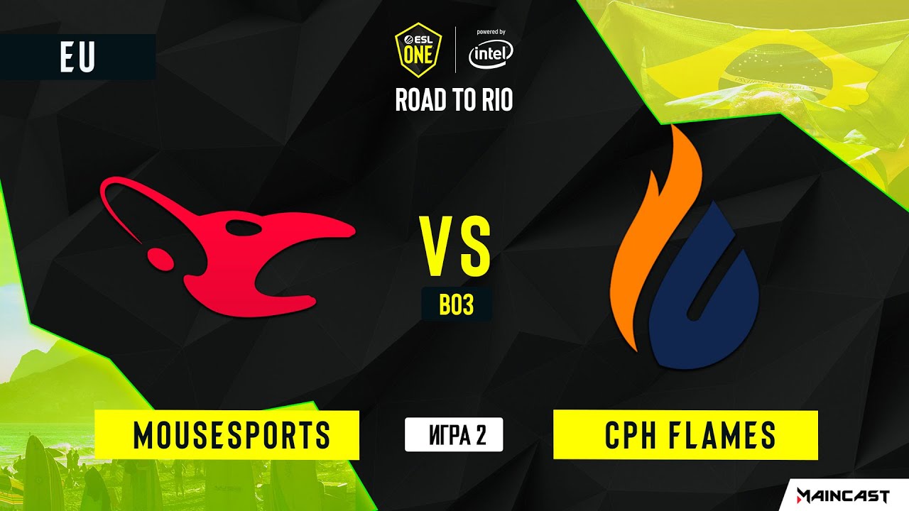 mousesports vs CPH Flames [Map 2, Nuke]  | BO3 | ESL One: Road to Rio
