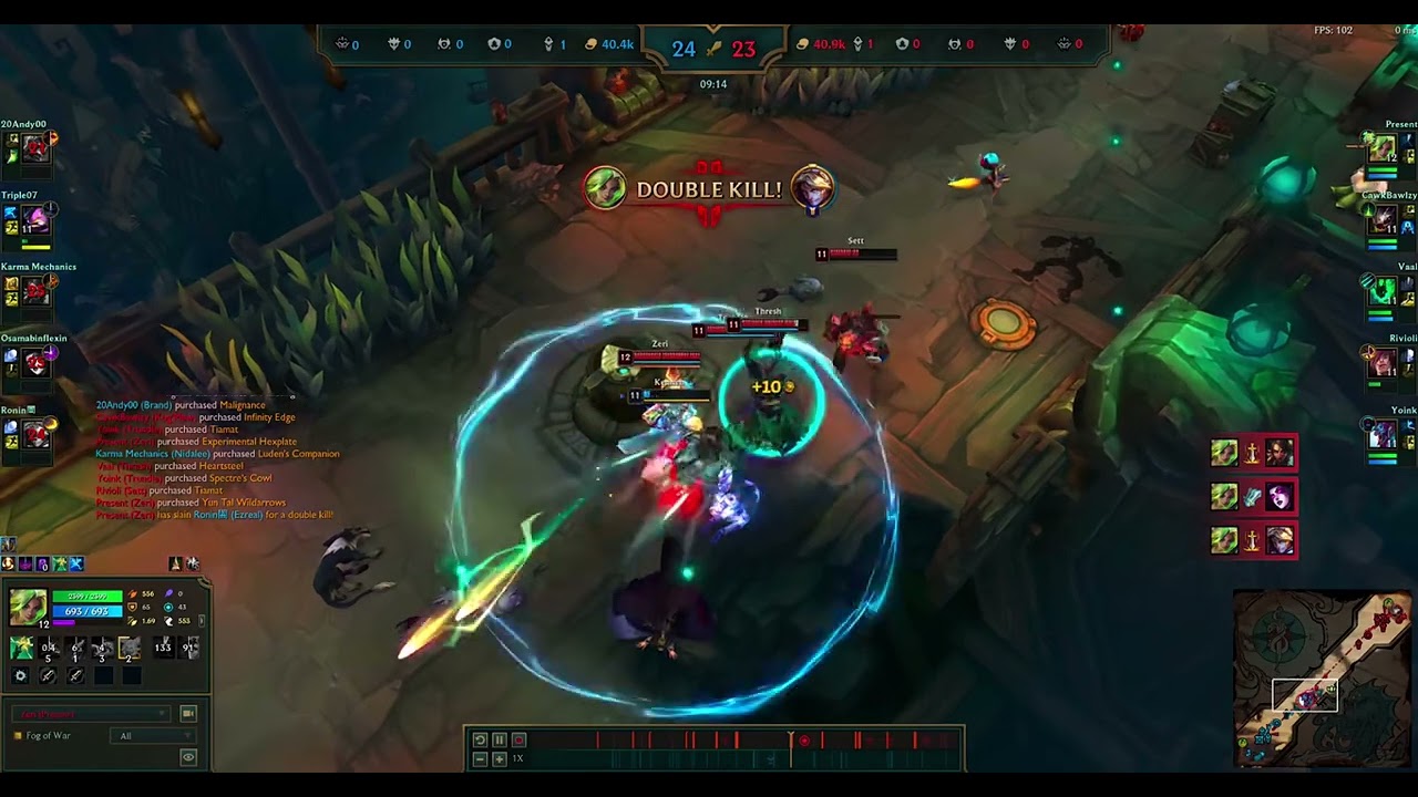 Zeri Didn’t Let Them Play: DOUBLE PENTAKILL （Slow and Steady）