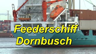 Feederschiff Dornbusch - 508 Container in den Ostseeraum