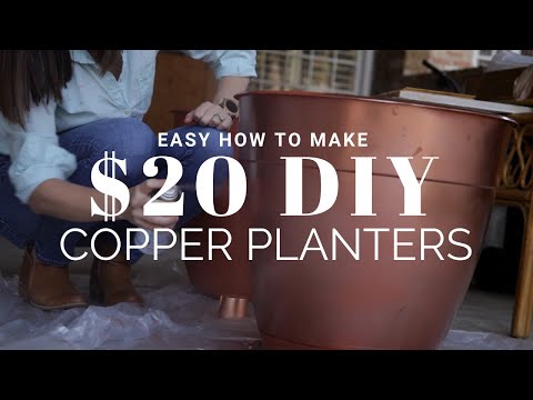 Copper Planter DIY | Catherine Arensberg