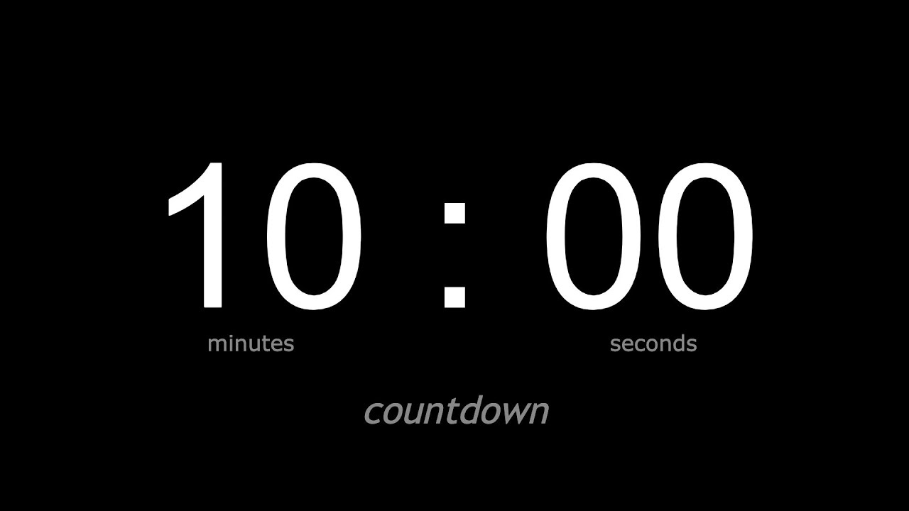 Timer 10 Minutes 600 Seconds YouTube timer-10-minutes-600-seconds-youtube