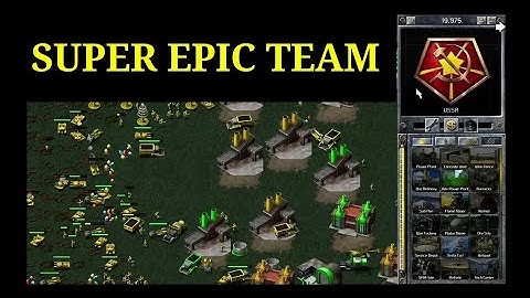3 on 3 PRO multiplayer Command and Conquer SUPER EPIC TEAM