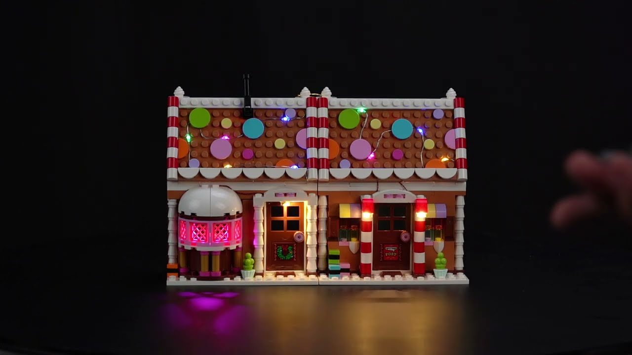 BrickBling Light Kit for LEGO Festive Gingerbread House 40809