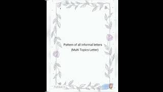 Multi Topic Letter Pattern #youtube #ytshorts #youtubeshorts