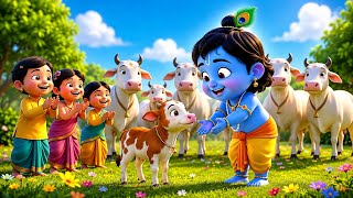 Choti Choti Gaiya, Chote Chote Gwal | छोटी छोटी गैया | #Little Krishna Bhajan - Krishna Bal Leela