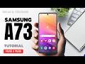 Como ativar ou desativar o vídeoselfie durante a gravação de tela no Samsung Galaxy A73